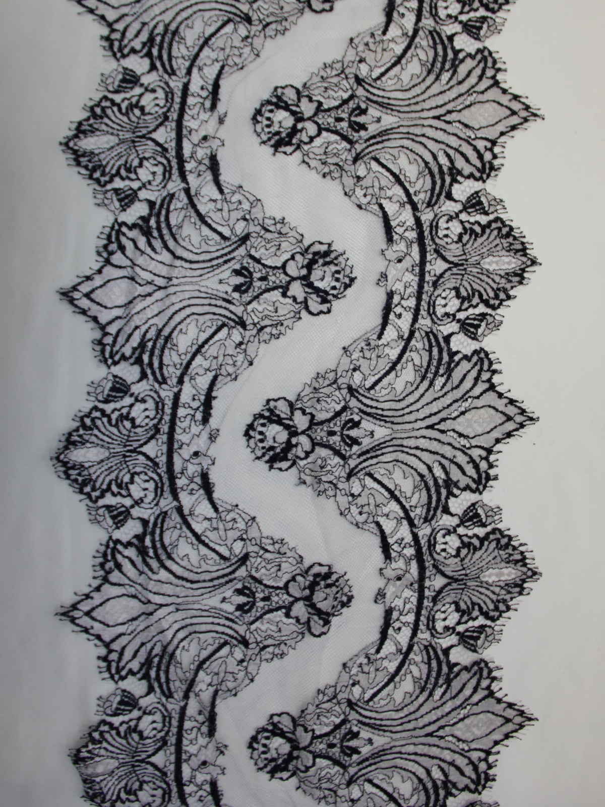 Navy Lace Trim - Claire