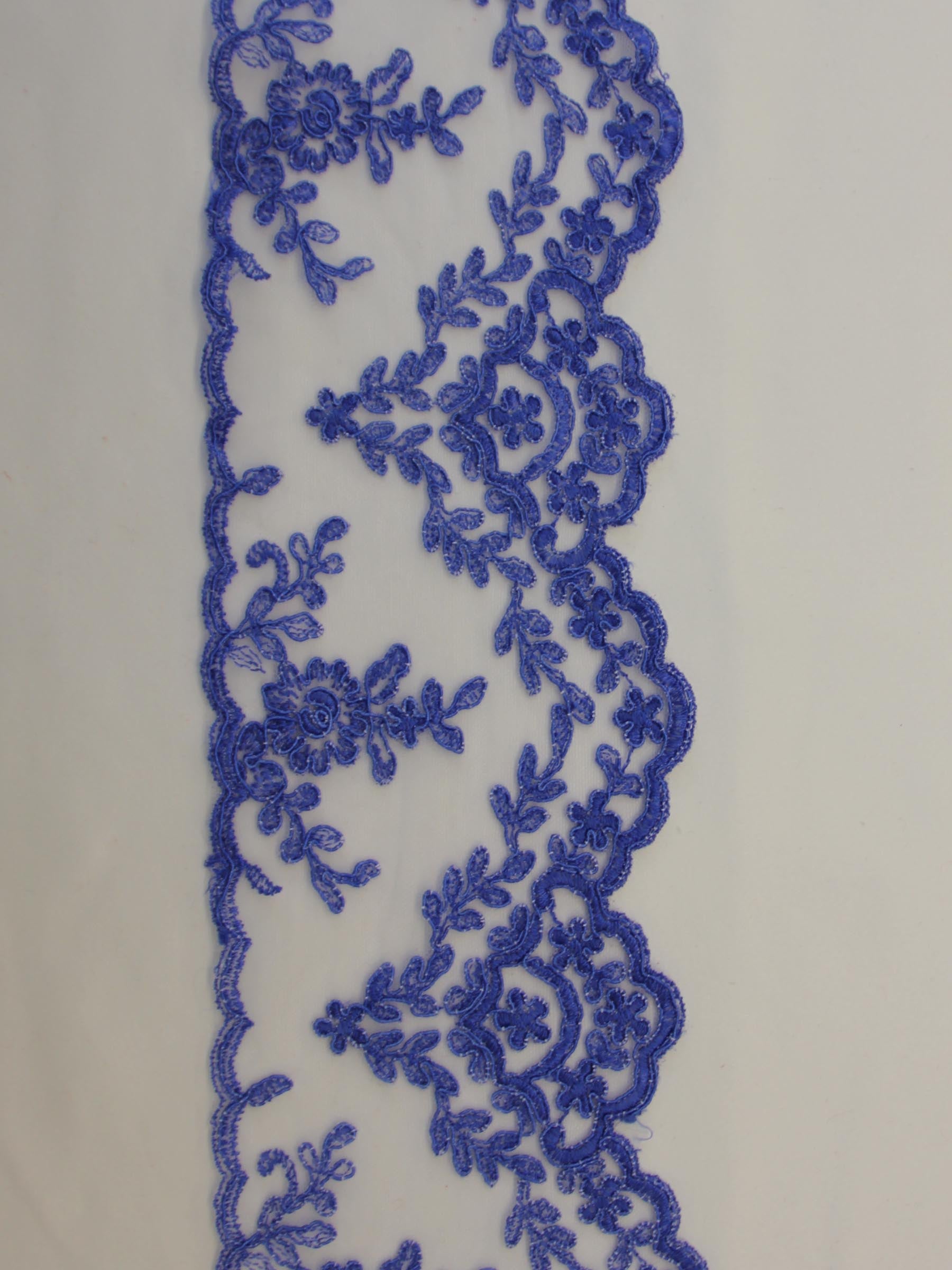 Ocean Blue Lace Trim - Kansas