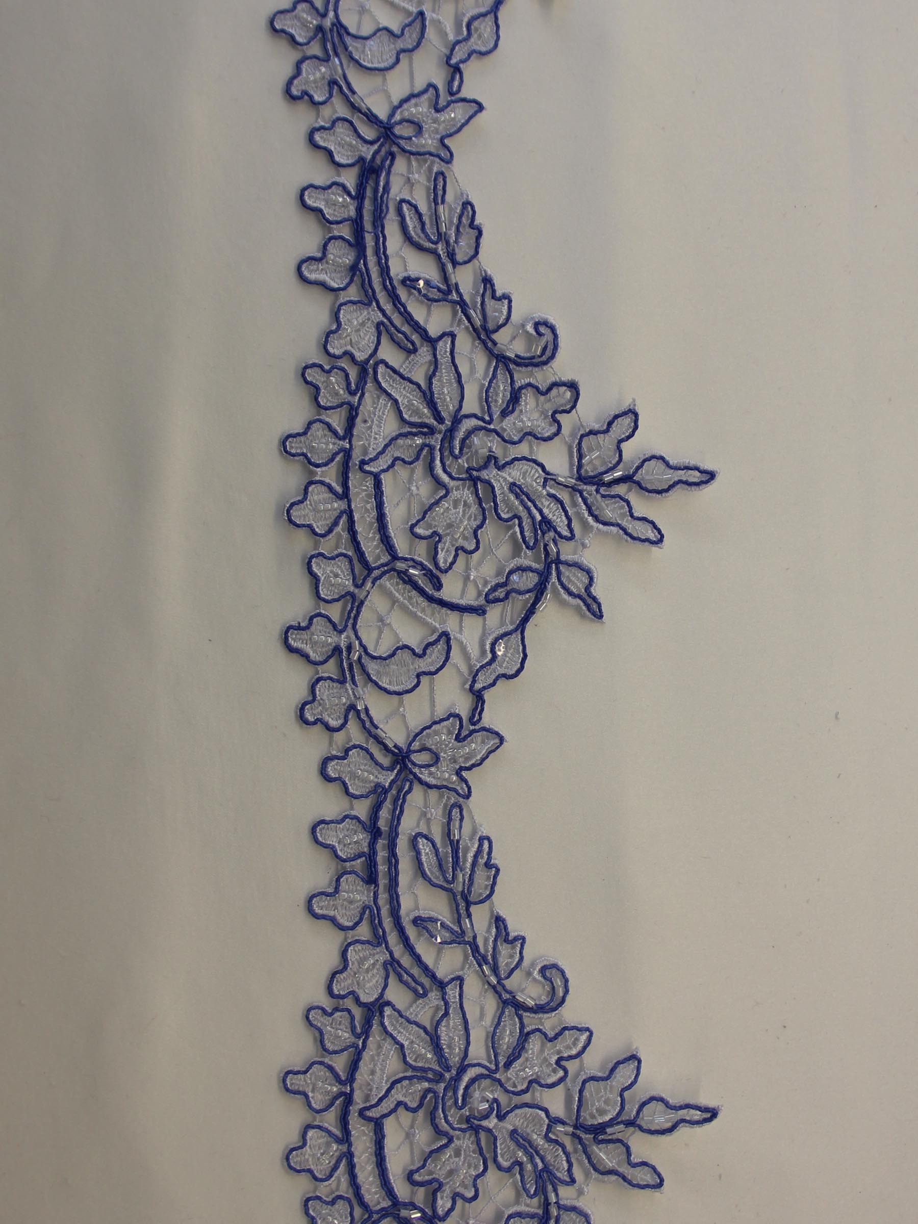 Ocean Blue Lace Trim - Martina