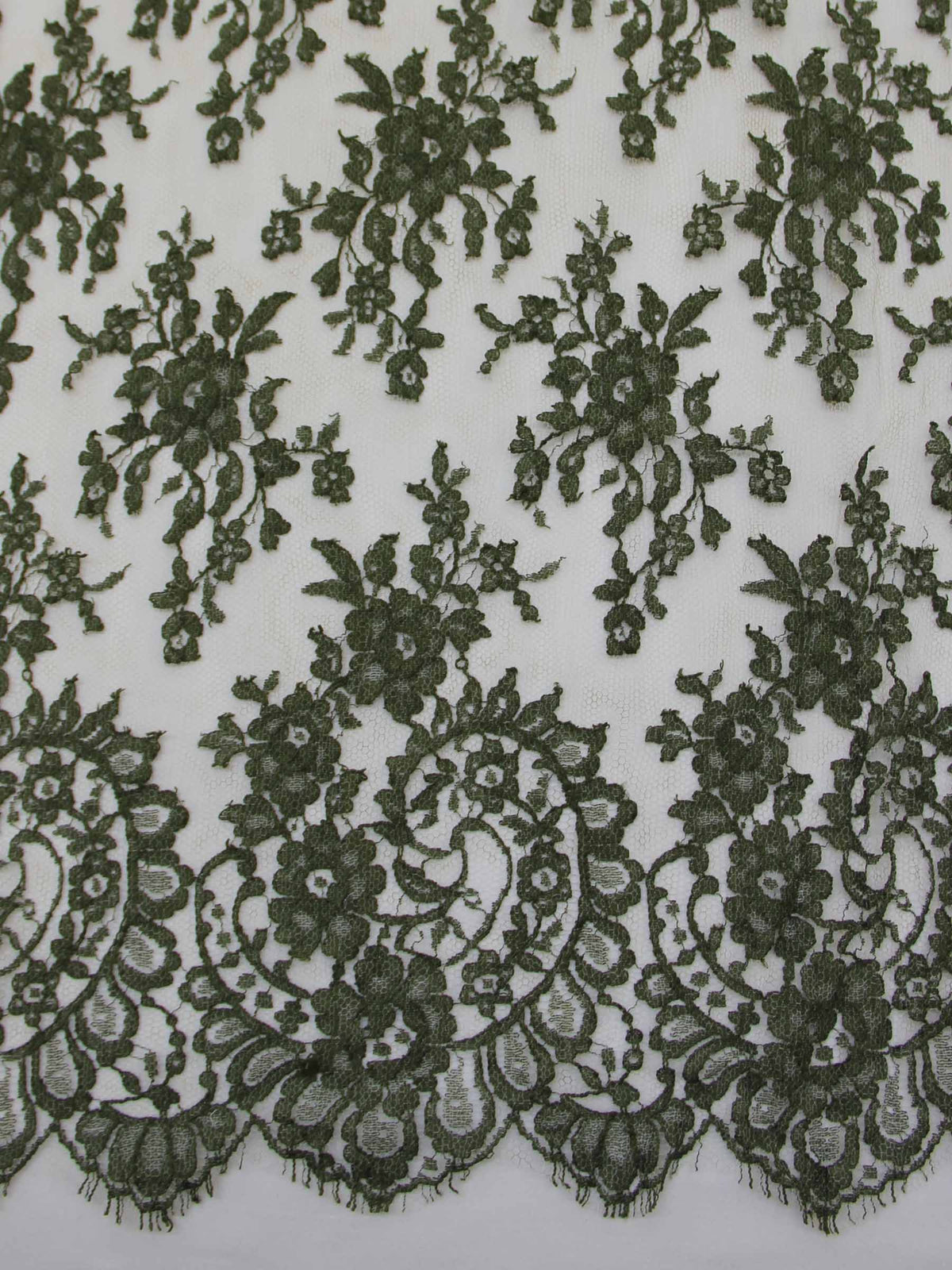Olive Green Lace - Eleanor