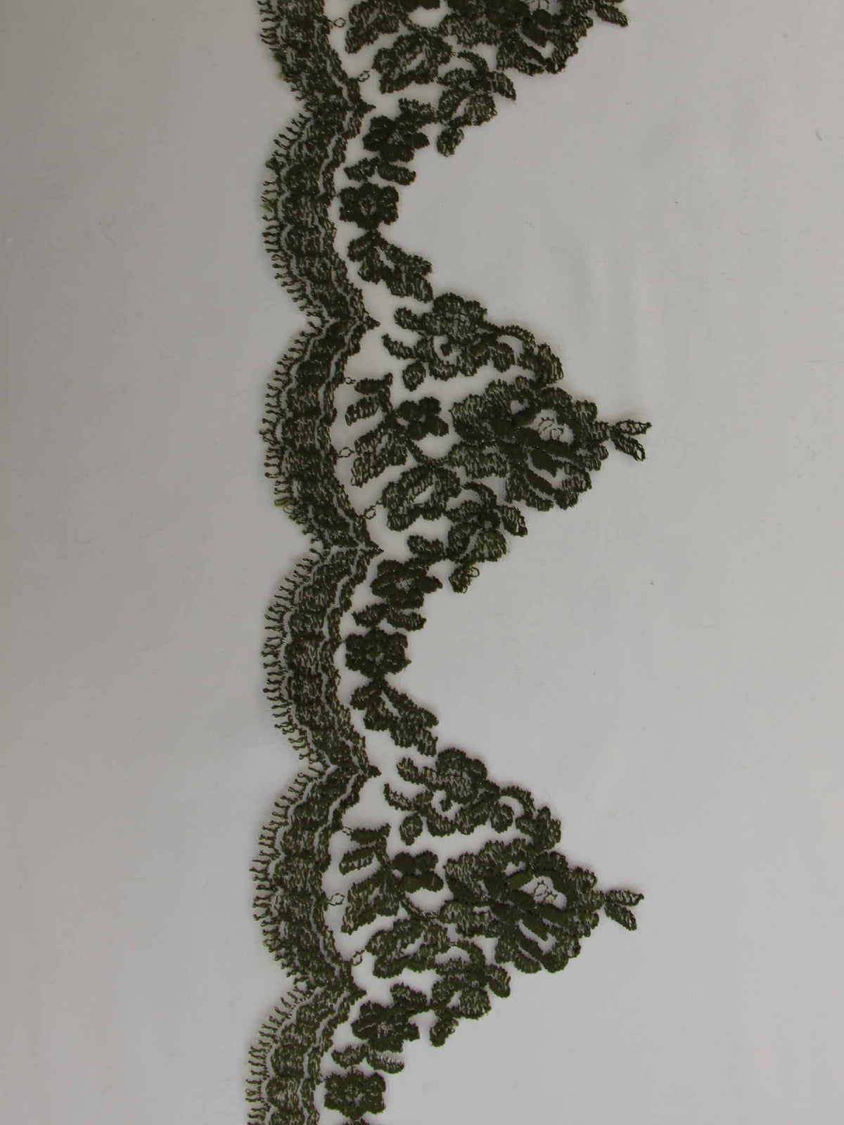 Olive Lace Trim - Dominique