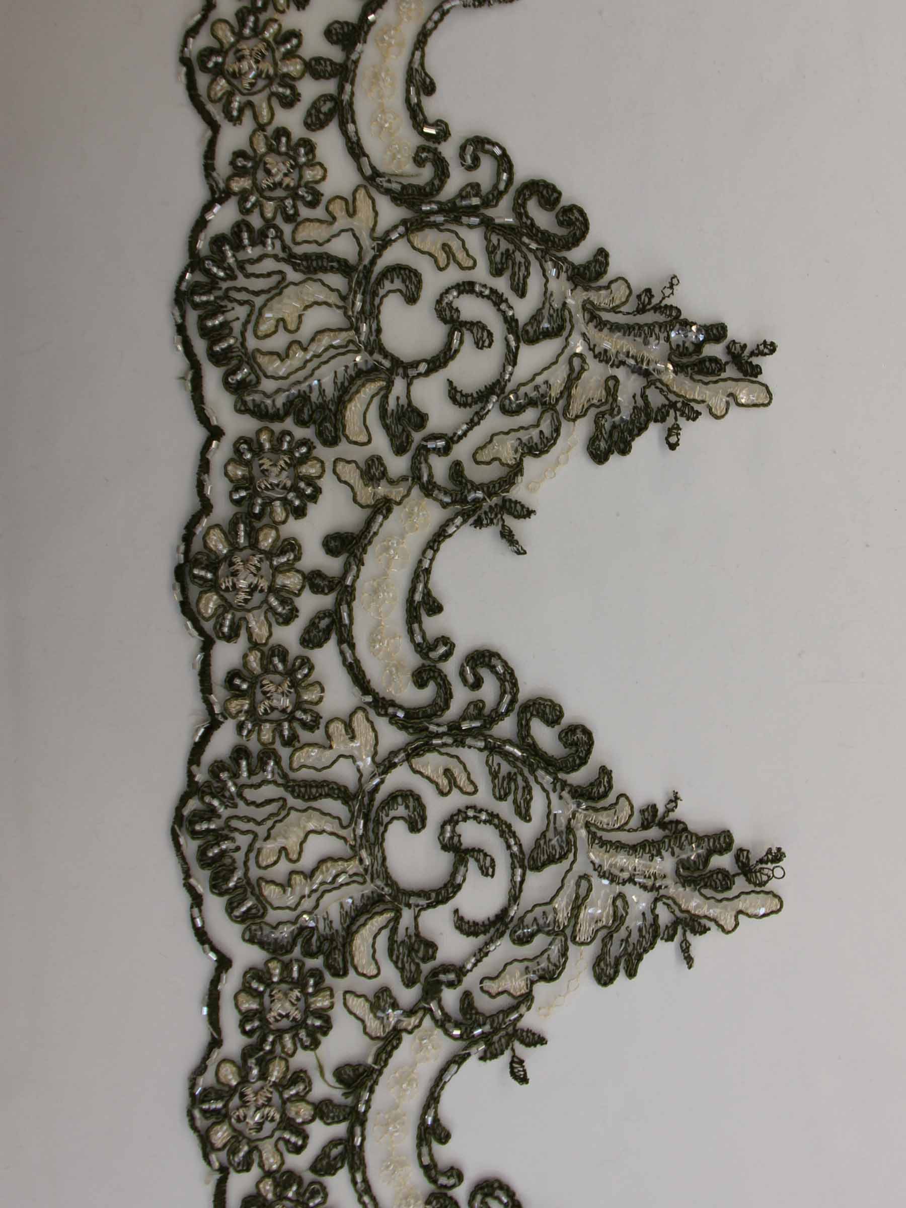 Eleanor Olive Green Lace main image 1