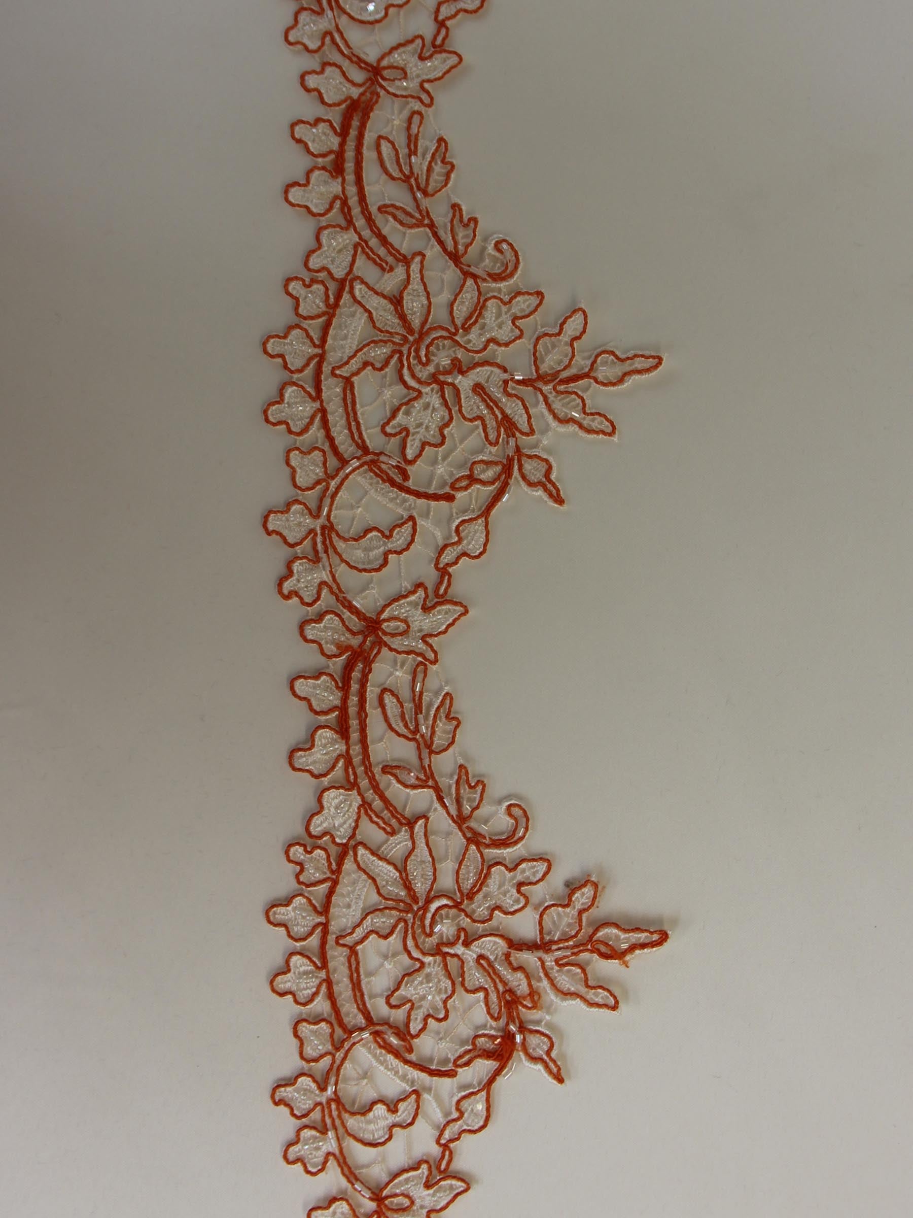 Fresh Orange Lace Trim - Martina