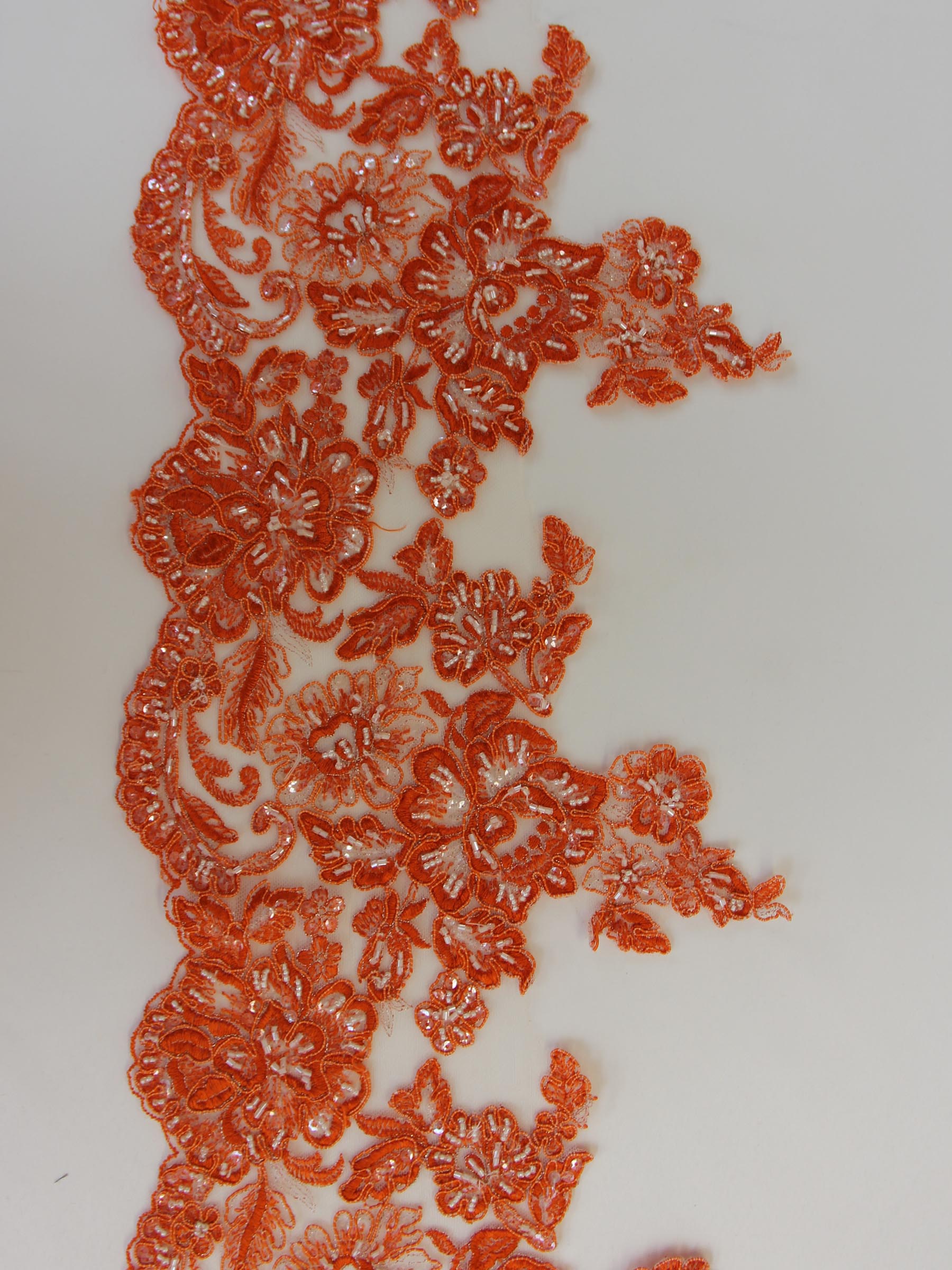 Orange Lace Trim Chelsea
