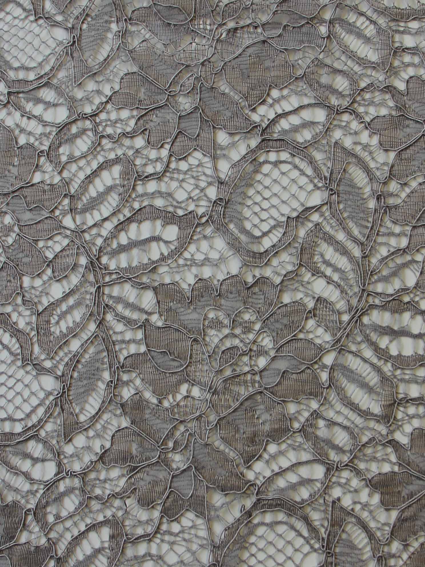 Pewter Grey Corded Lace - Sinead