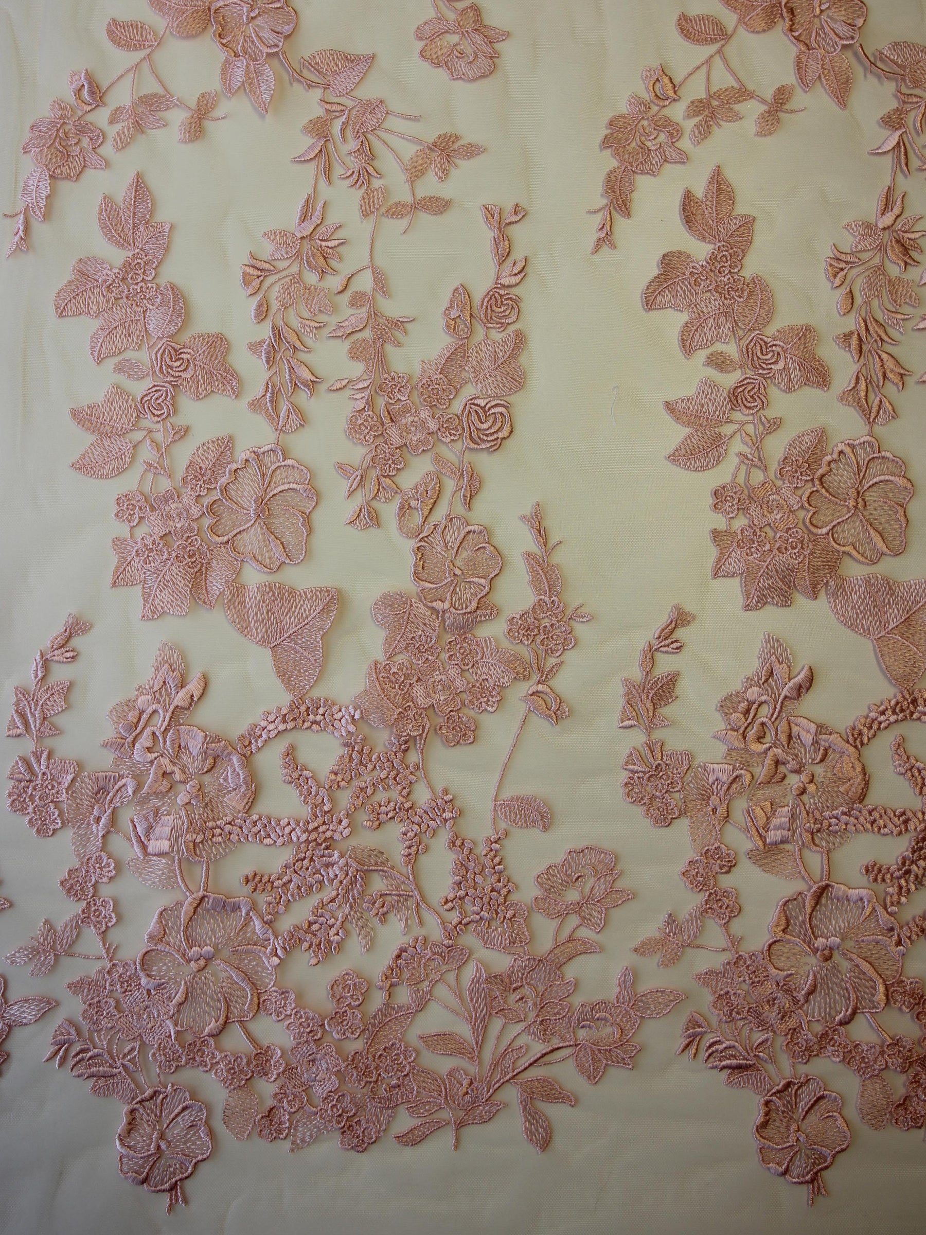 Pink Embroidery Lace - Garbo