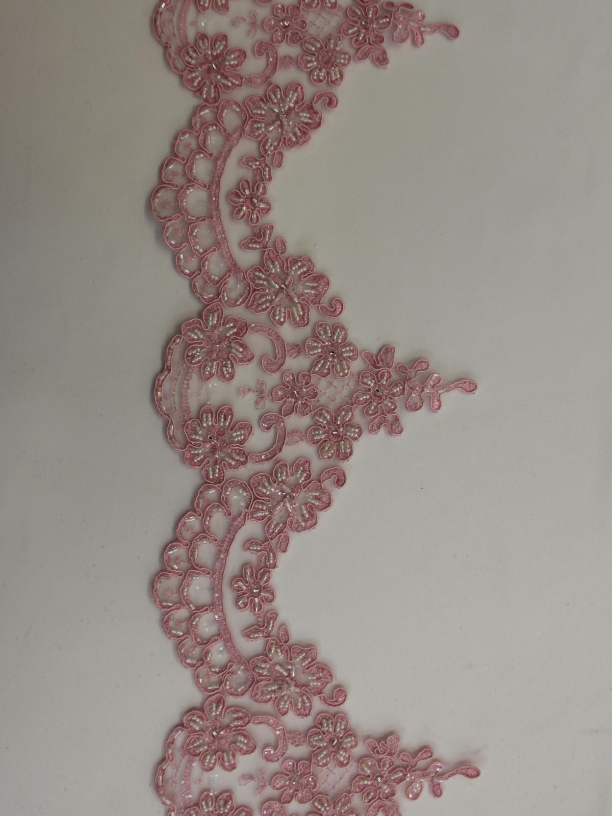 Peony Pink Lace Trim - Alexandra