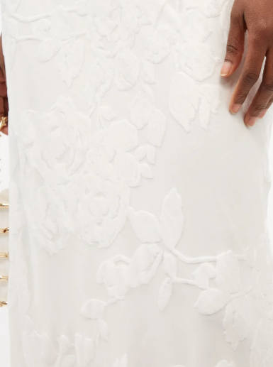 Ivory Bridal Devoré - Pleasure