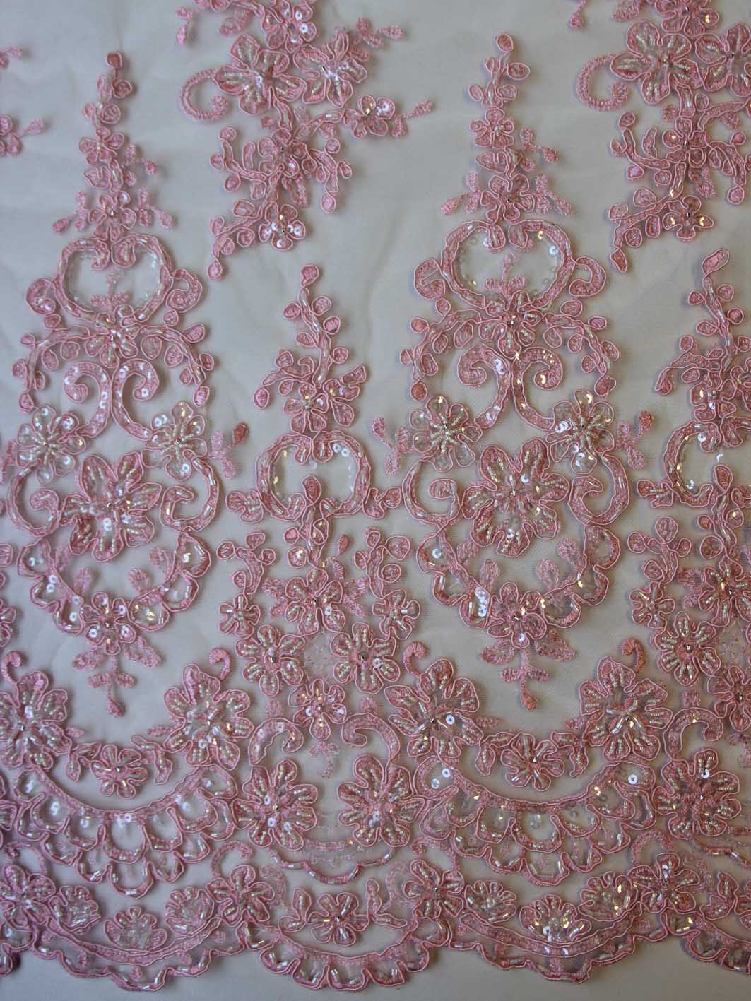 Peony Pink Lace - Alexandra