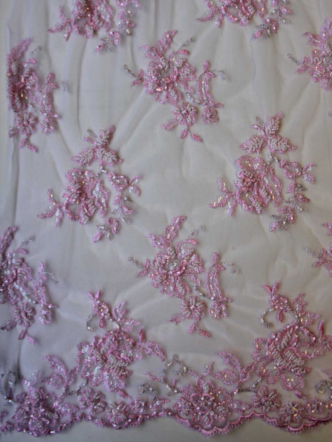 Peony Pink Lace - Chloe