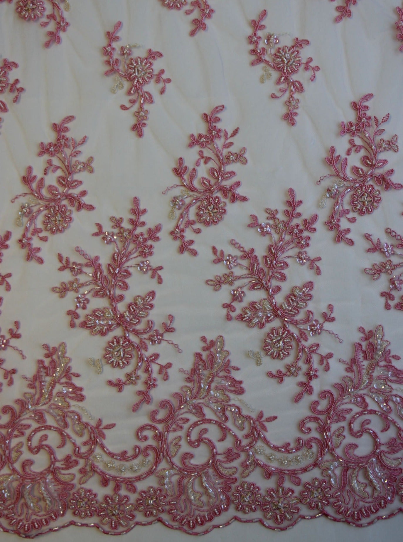 Powder Pink Lace Ruby