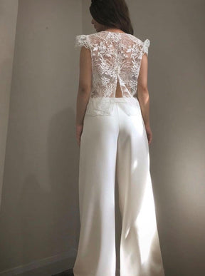 Ivory Embroidered Lace - Presley