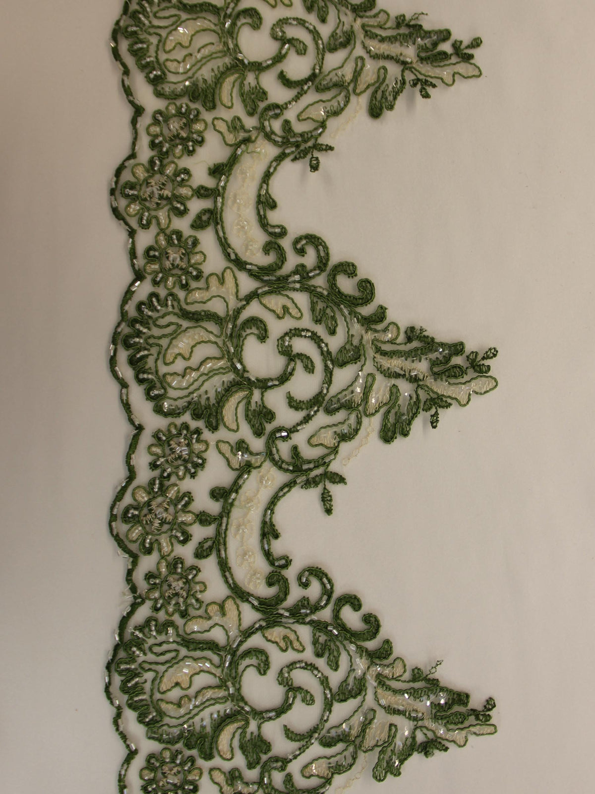 Emerald Green Lace Trim - Jessica