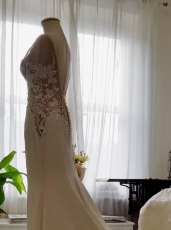 Ivory Italian Embroidered Lace - Styla