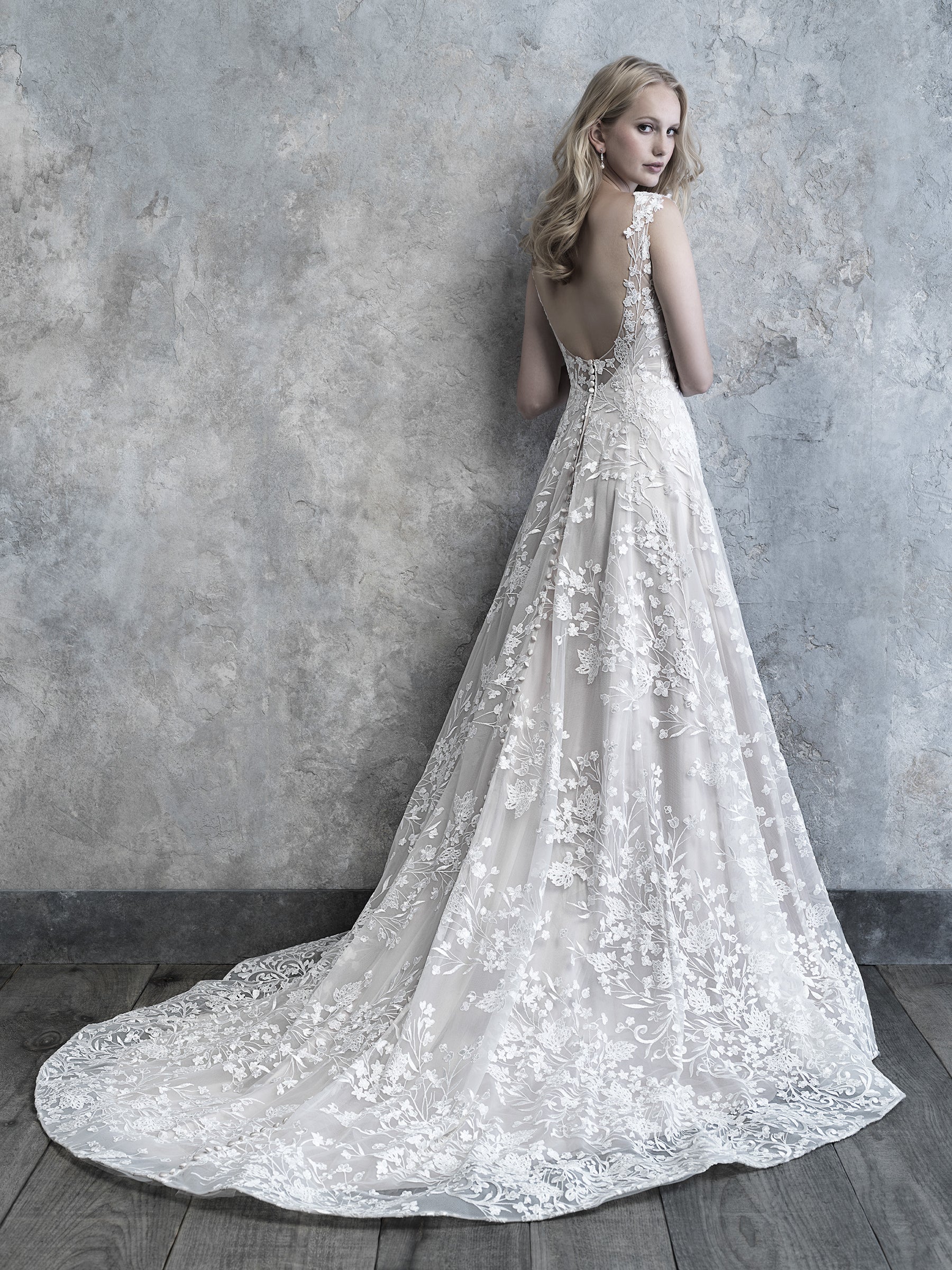 Ivory 3D Embroidered Lace - Milena