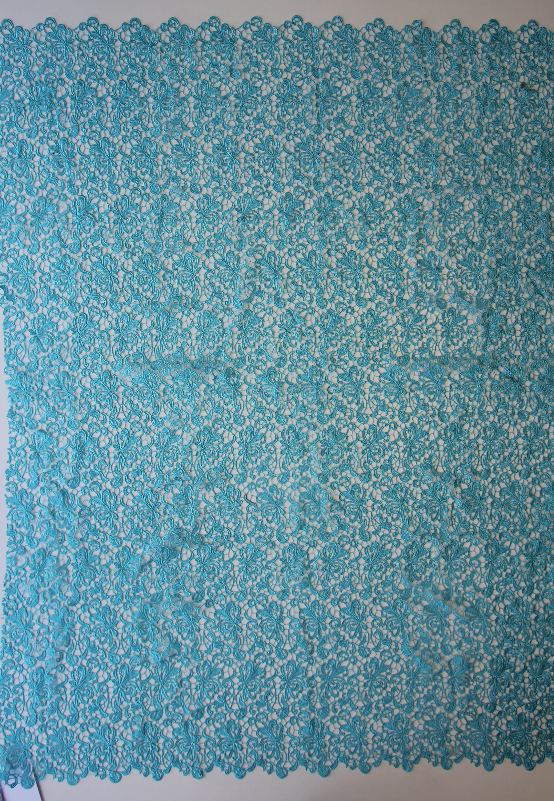 Turquoise Guipure Lace - Reese