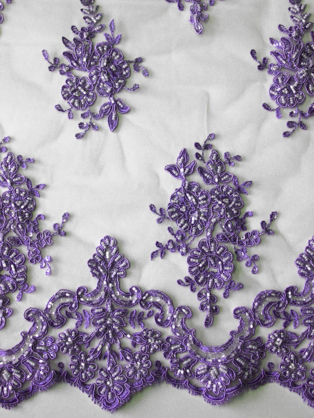 Purple shop lace fabric