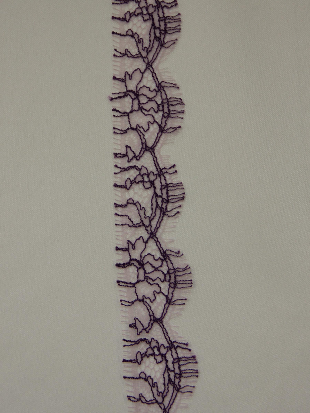 Deep Violet Lace Trim - Anna