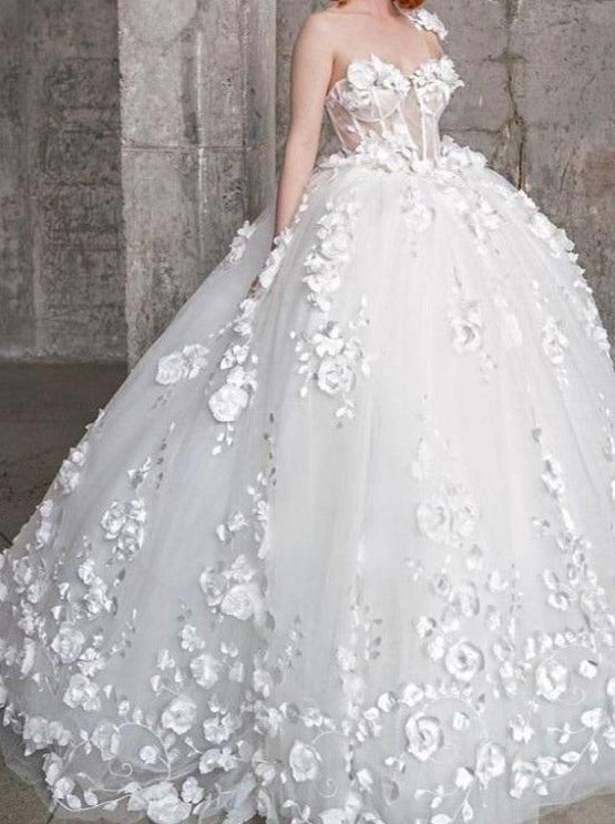 Ivory 3D Lace - Rebecca