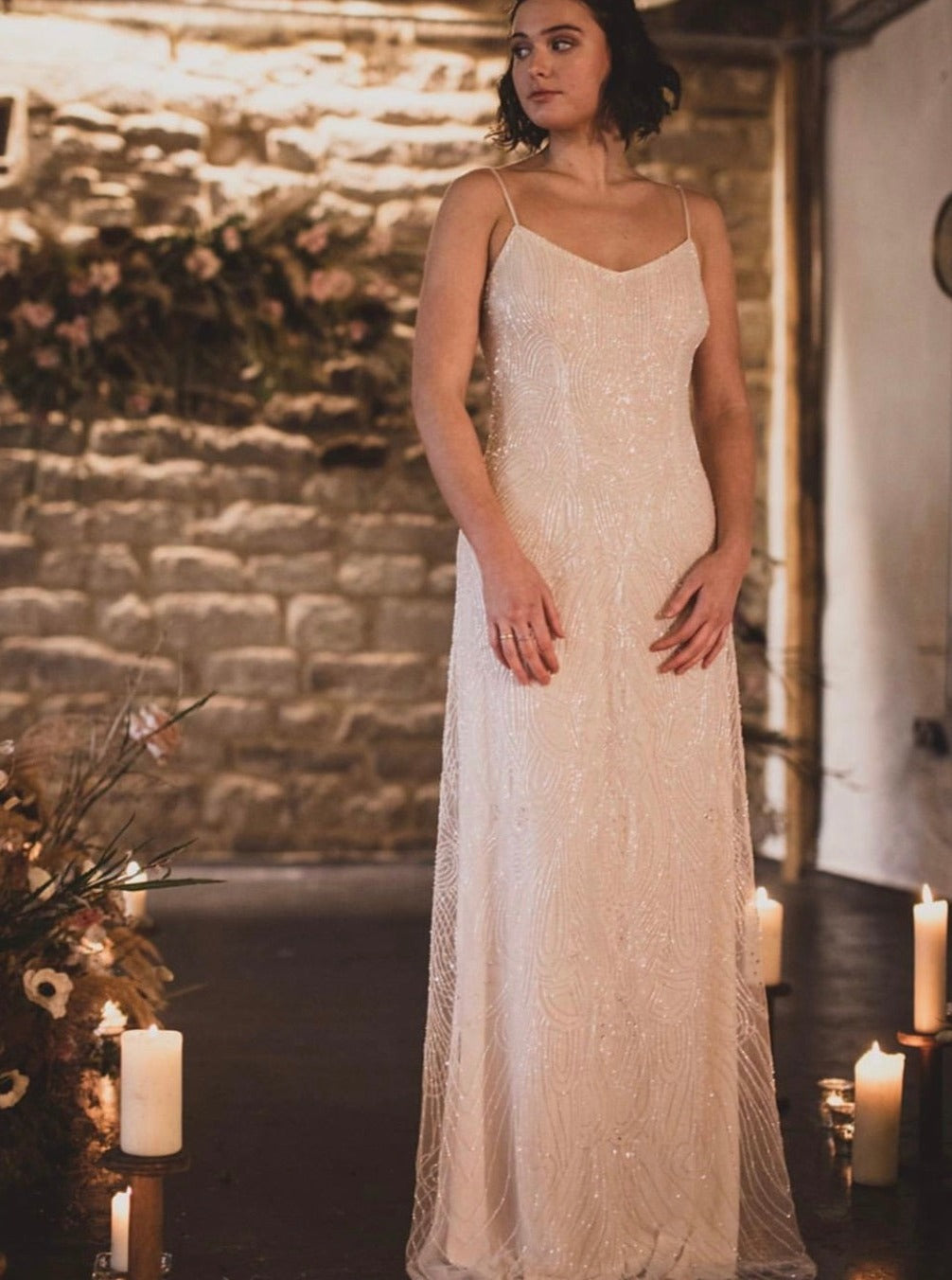 Ivory Beaded Lace - Xander