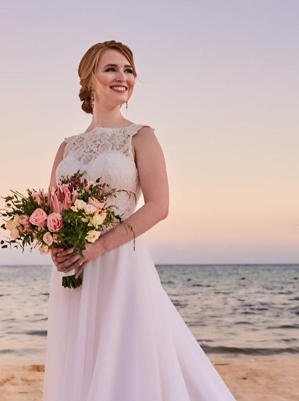 Ivory Corded Lace – Natalie