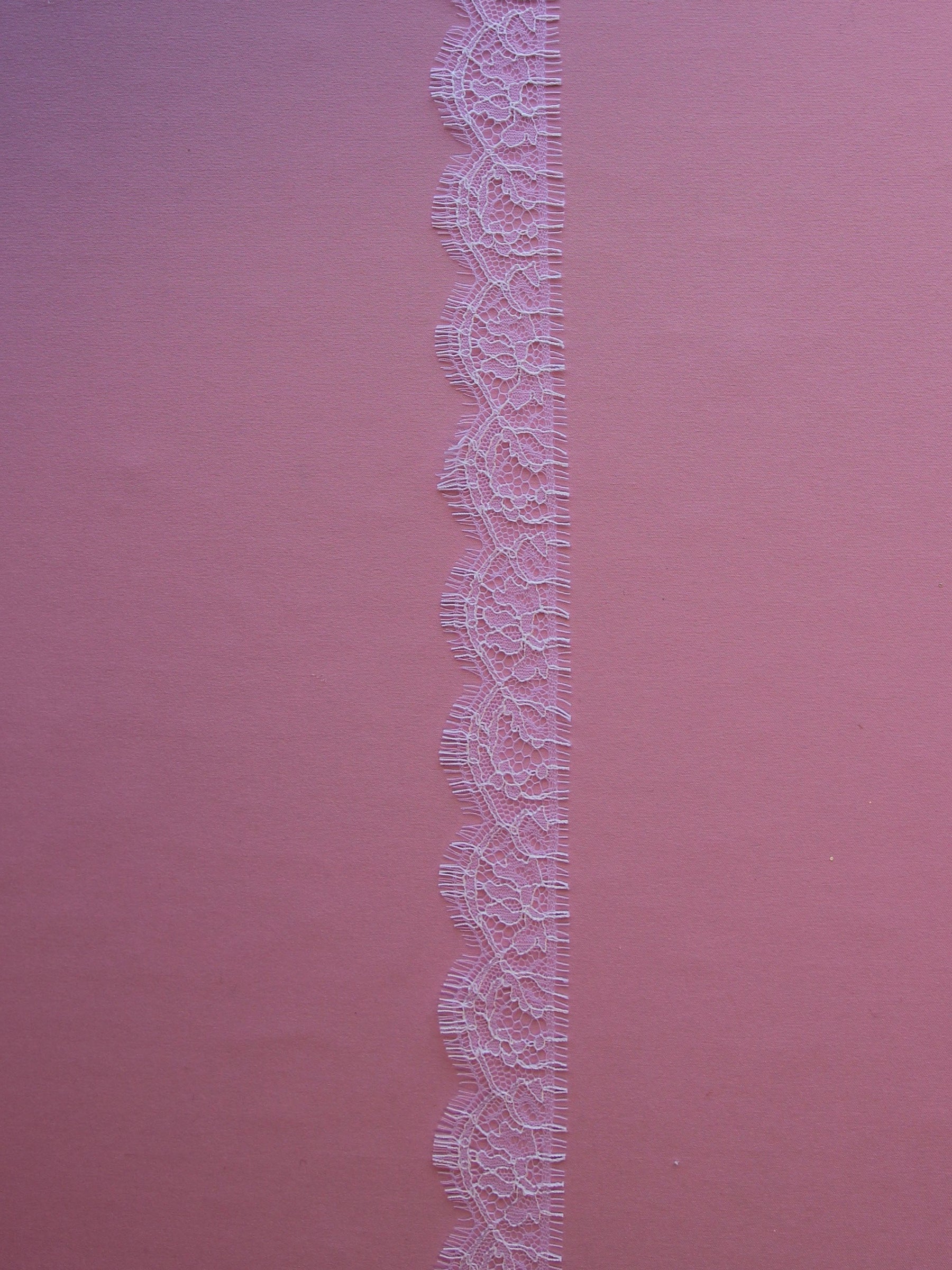 White Chantilly Lace Trim - Anna