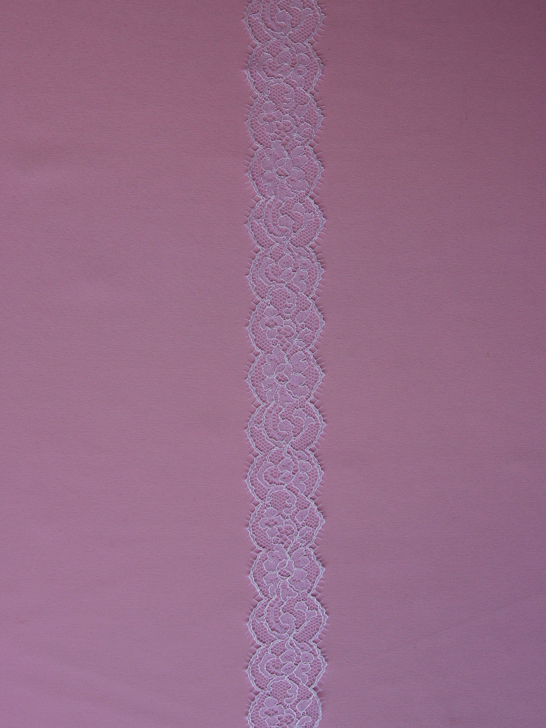 White Chantilly Lace Trim - Imogen
