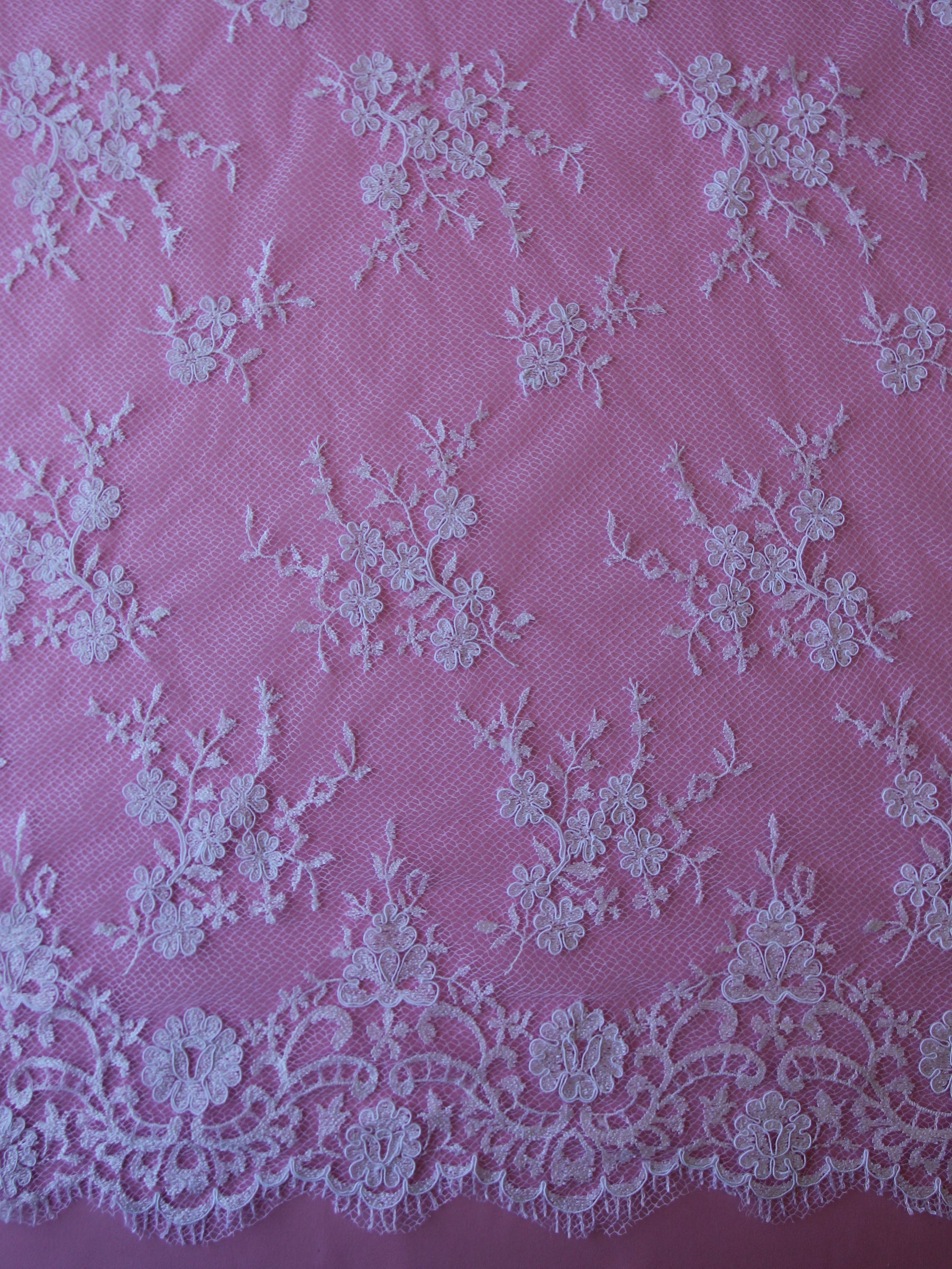White Corded Lace - Ottilie