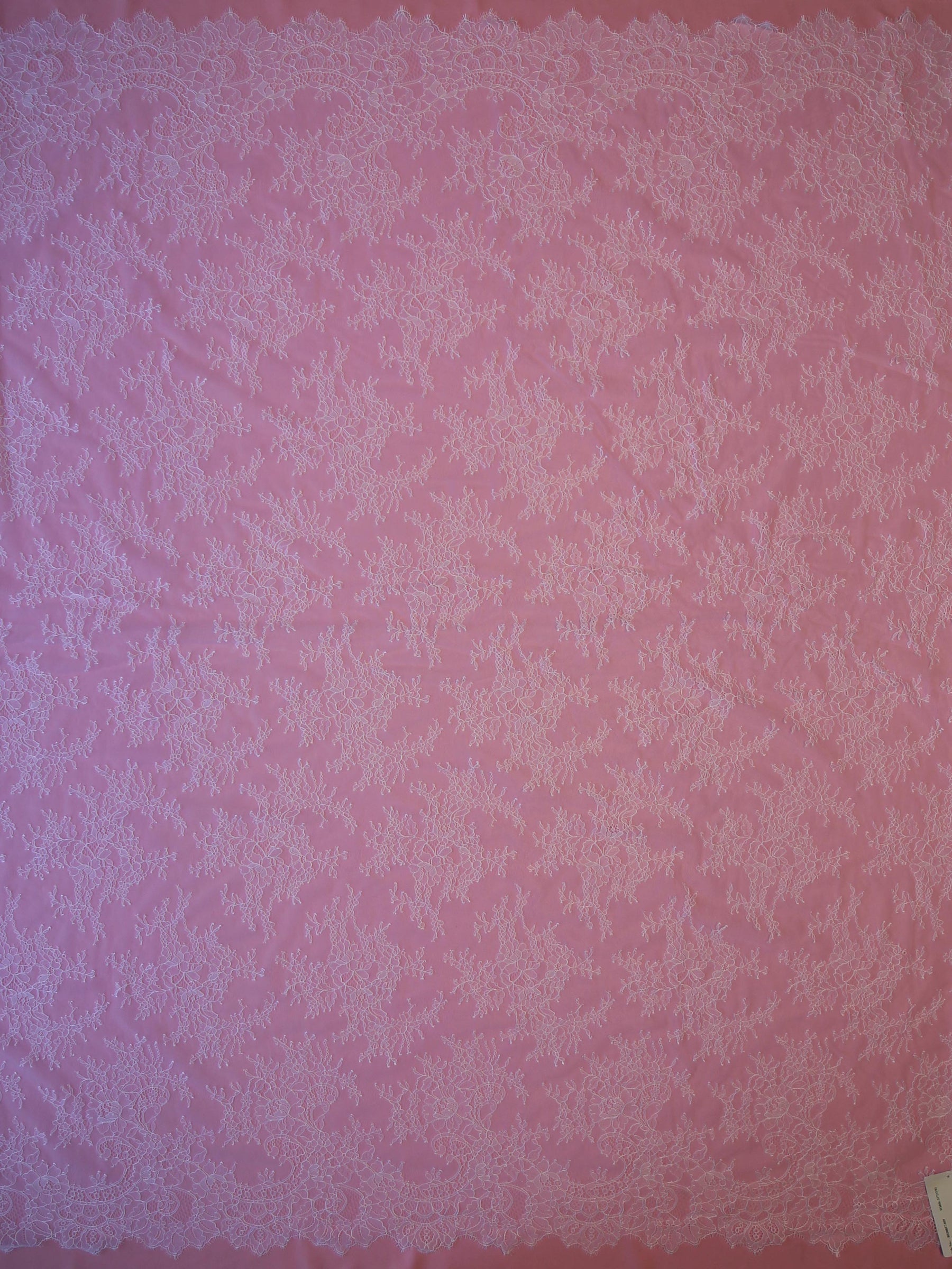White Raschel Lace - Katherine