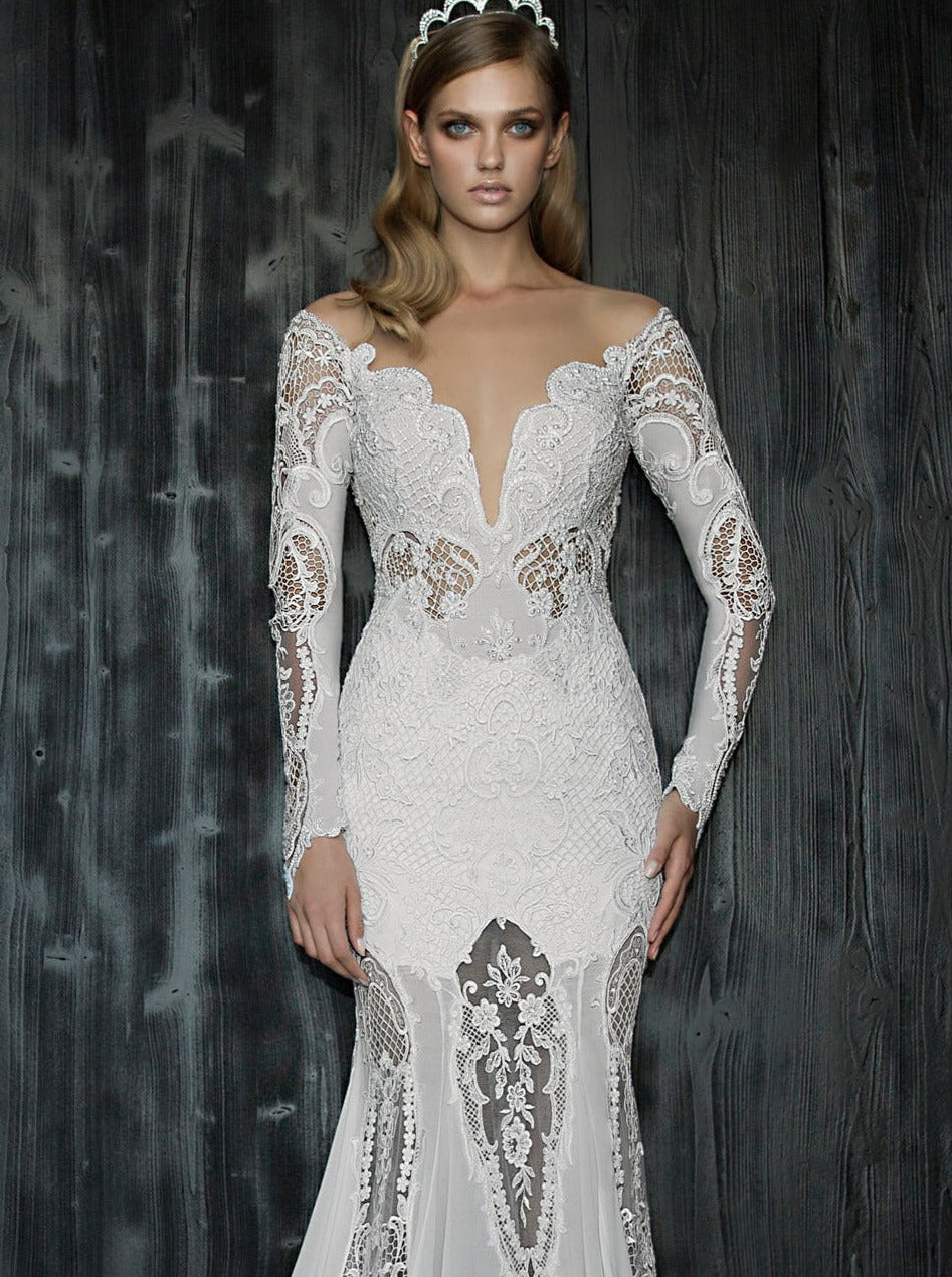 Ivory Corded Lace - Yolanda