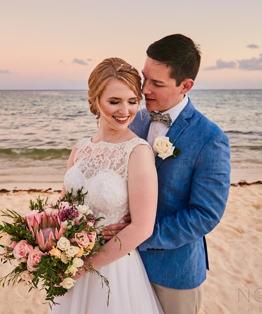 Wedding dress using ivory lace Natalie 3