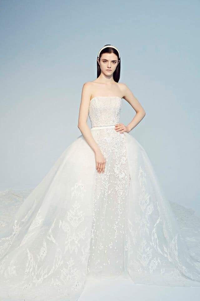 Wedding dress using ivory lace Pixie 3
