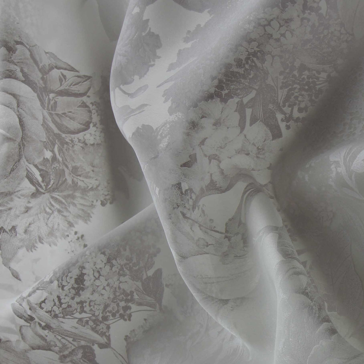 printed silk dress fabric Digital Print Silk 3pcs (3D FLOWERS)