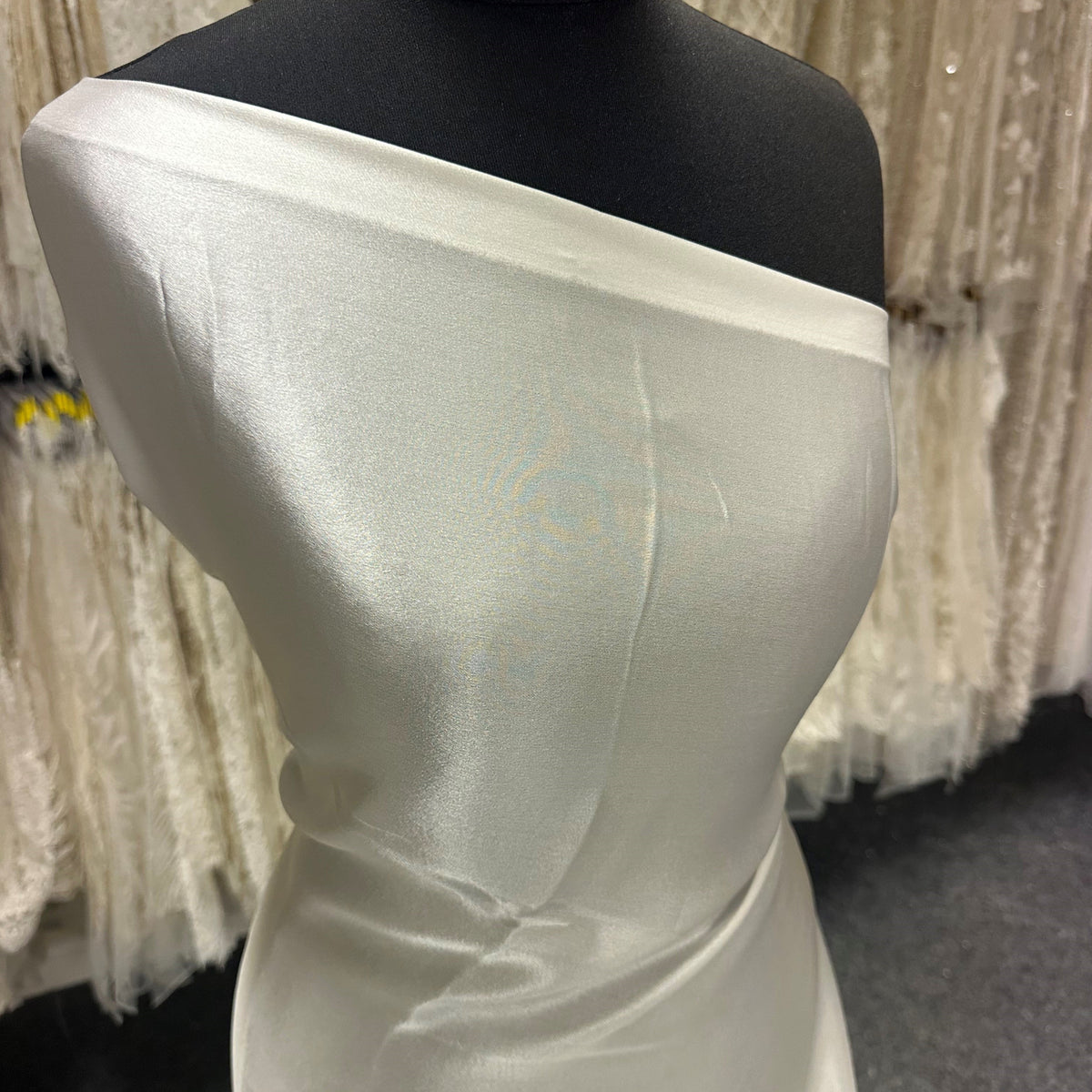 sachin and babi light blue dress BABARONI Chiffon Lace White Wedding Dresses A-line Plunging V-Neck  Sweep/Brush Train Spaghetti Straps  BABARONI UK