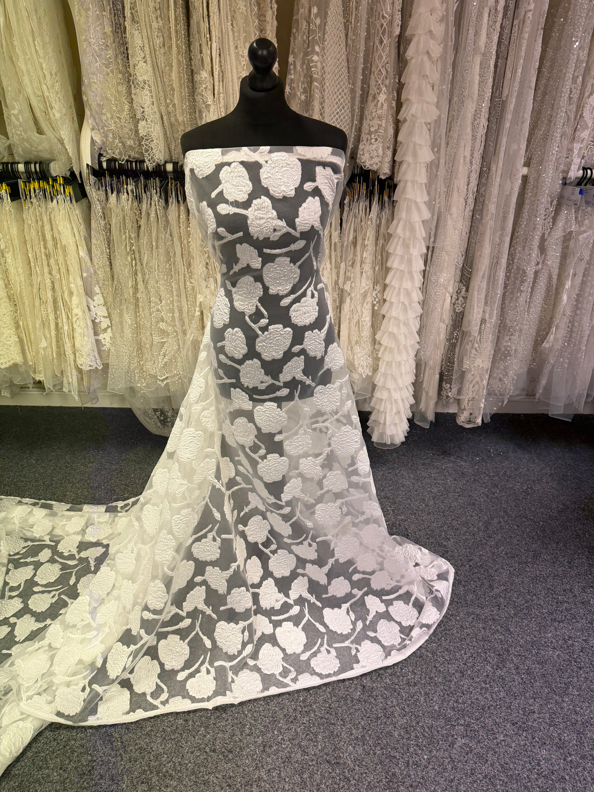 Ivory Jacquard coupe Filé - Sunny