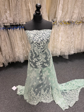 Willow Emb Beaded Tulle - EB1058