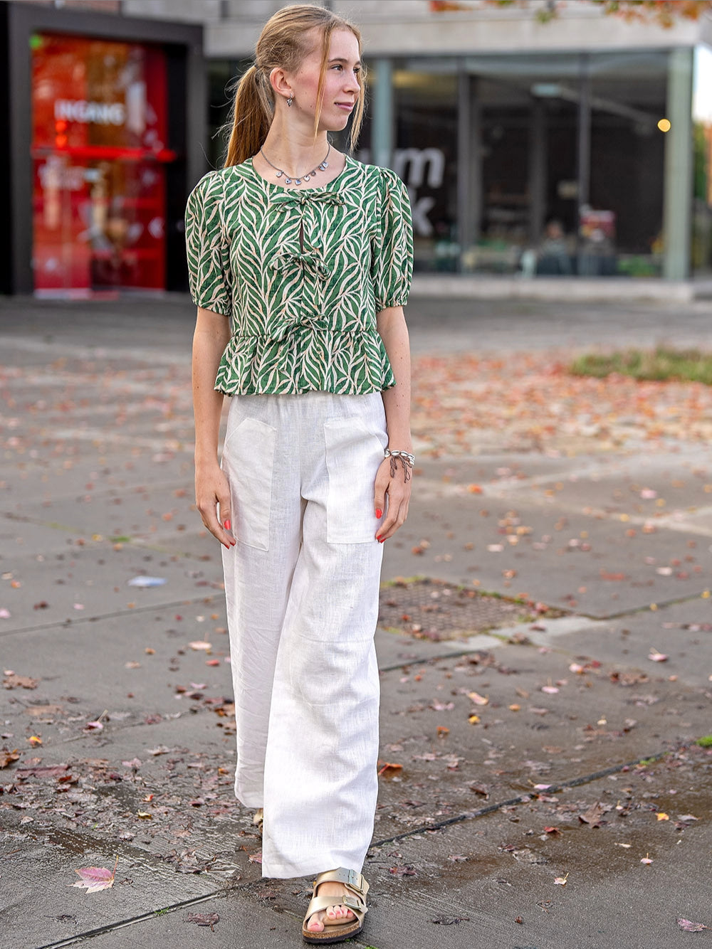 White 100% Linen - P90