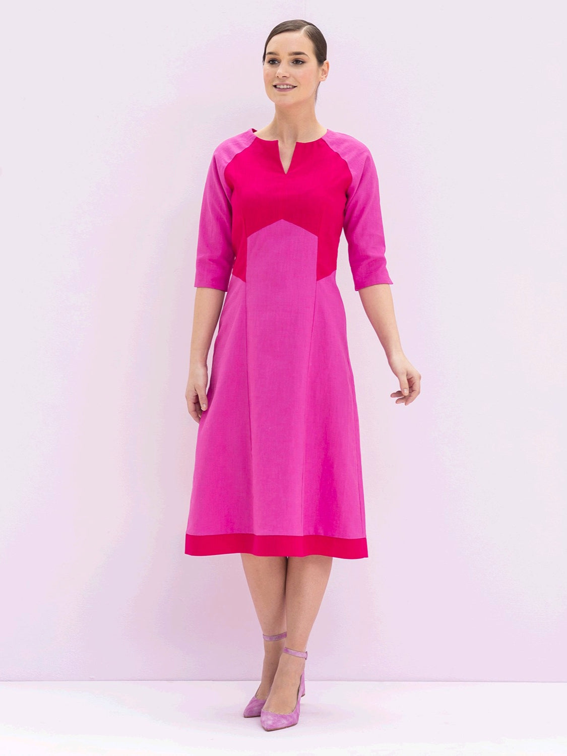 Cerise 100% Linen - P90