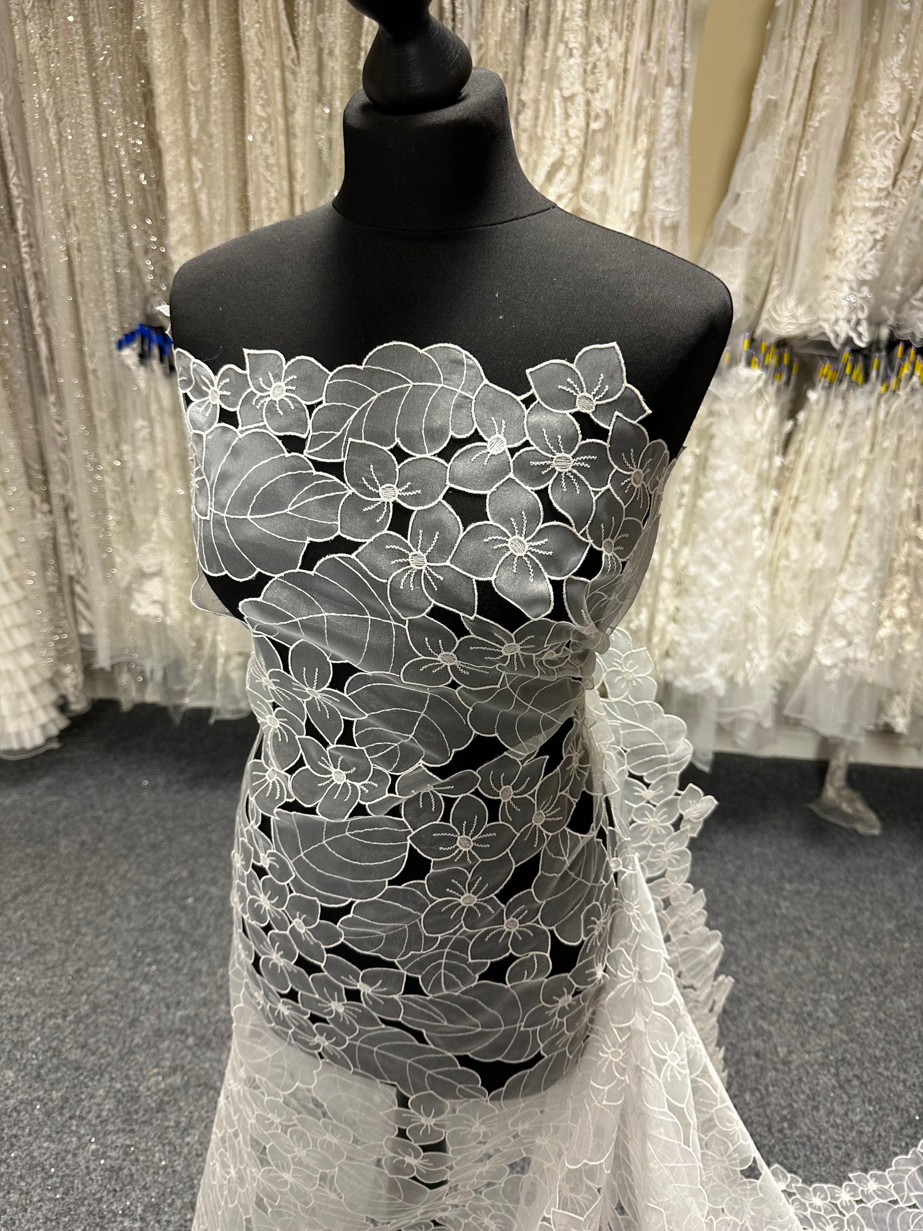 Ivory Organza Lace - Ability
