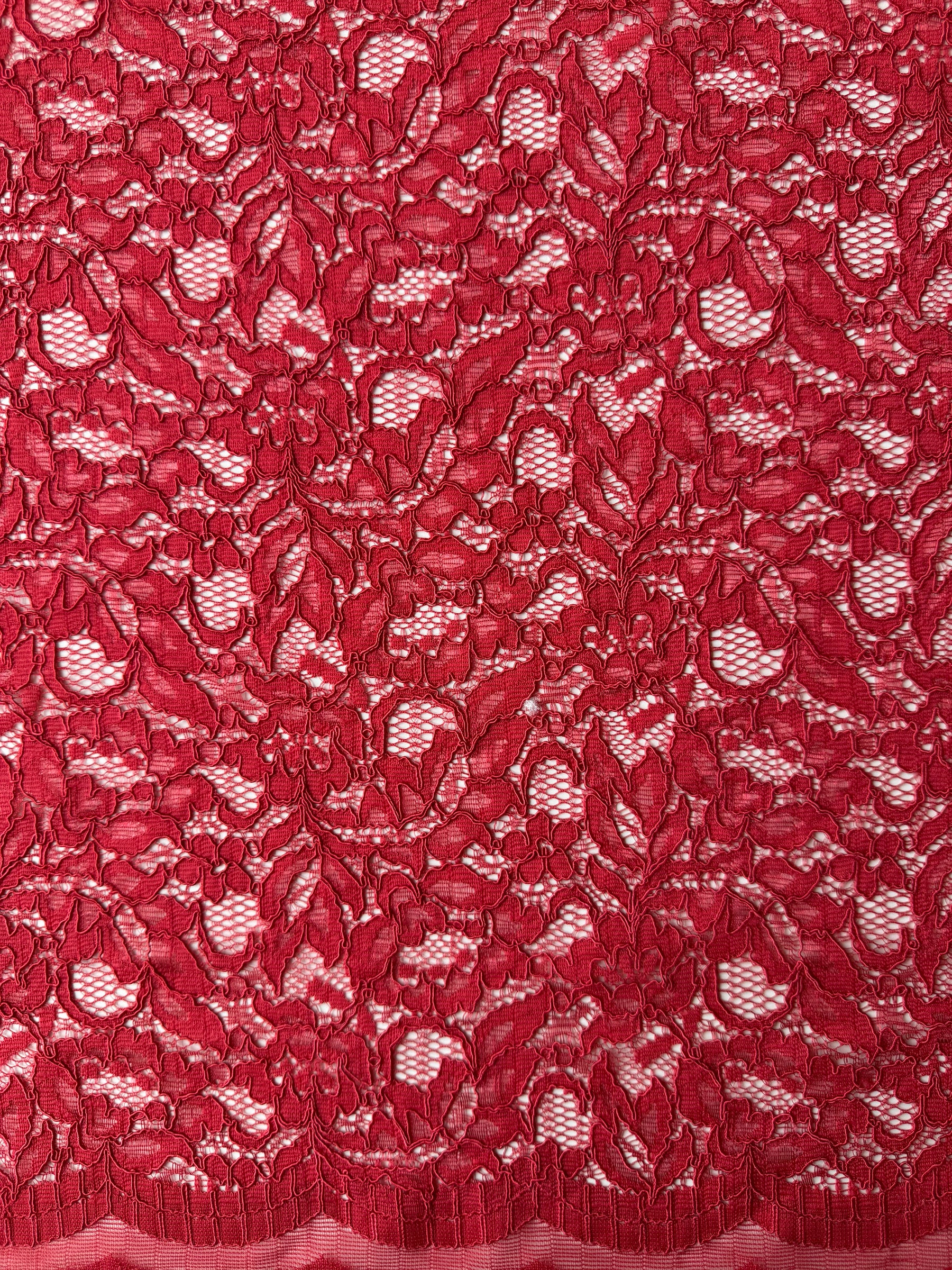 Light Wine Corded Lace - P947
