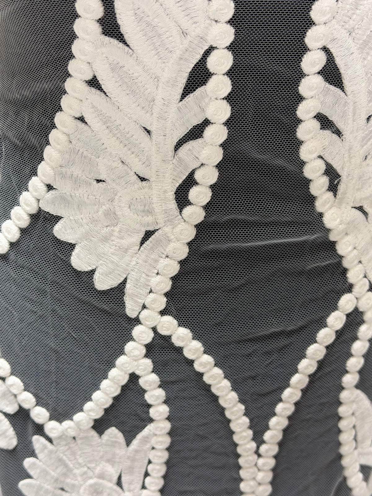 Ivory Embroidery Lace - EB5035