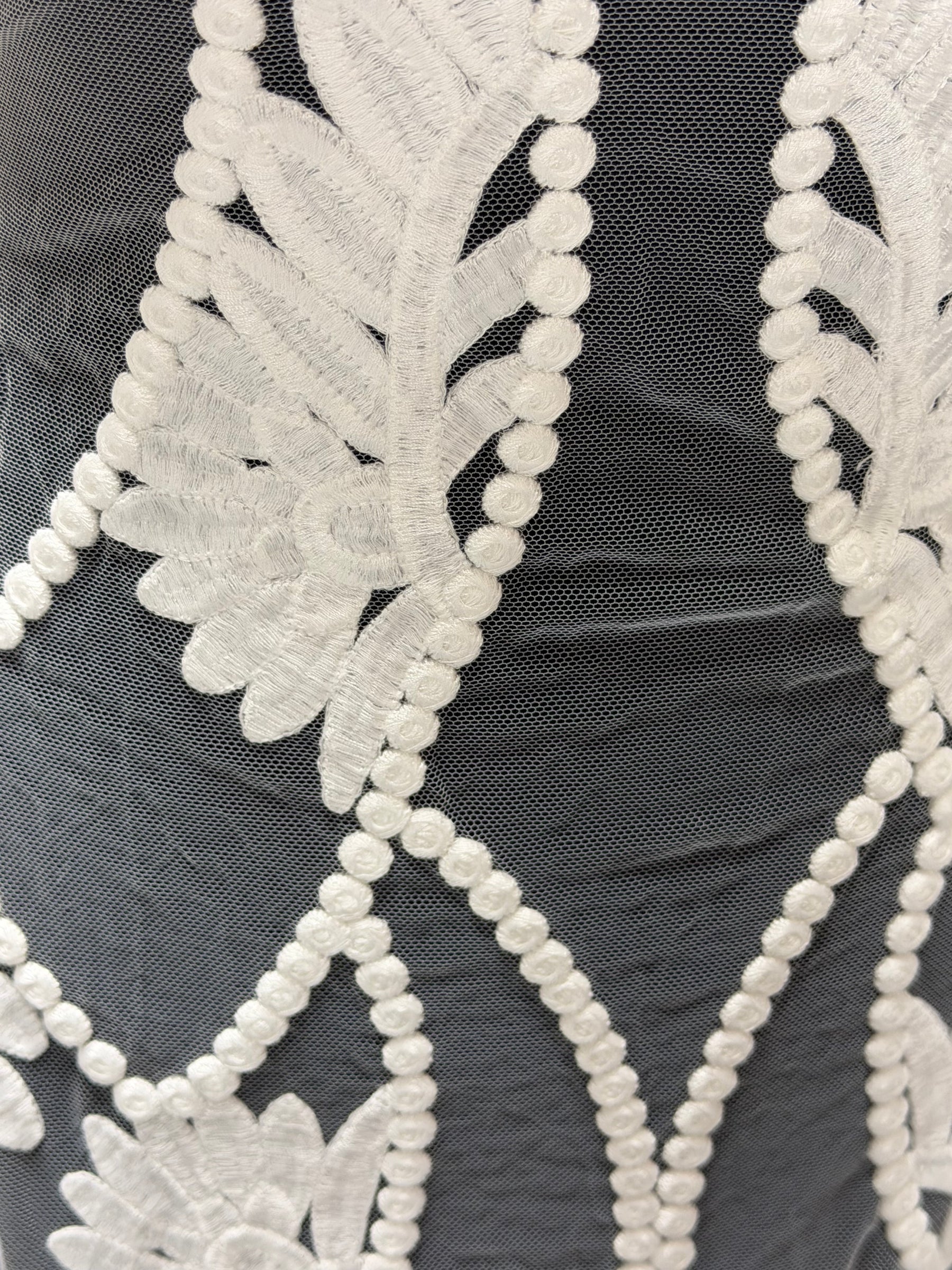 Ivory Embroidery Lace - EB5035