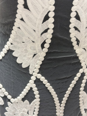 Ivory Embroidery Lace - EB5035