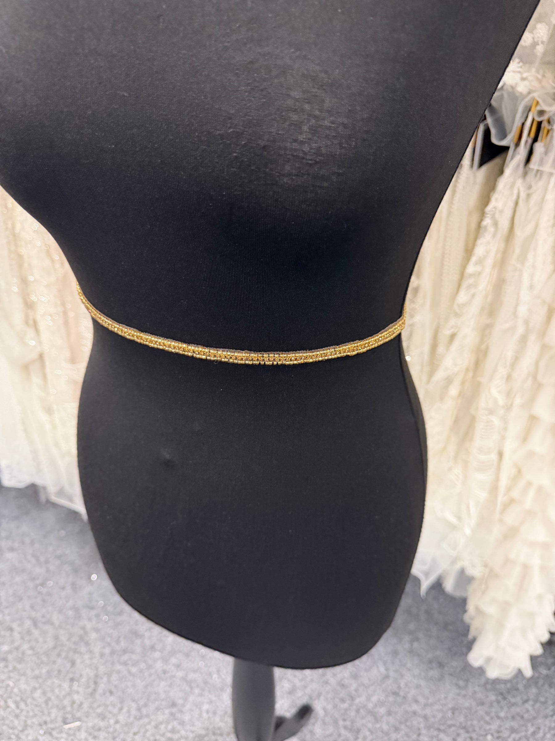 Gold Crystal Edging - EH1018