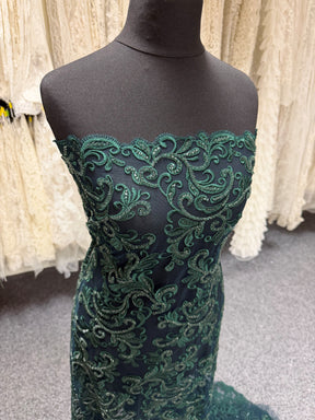Hunter Emb Beaded Tulle - EB1069