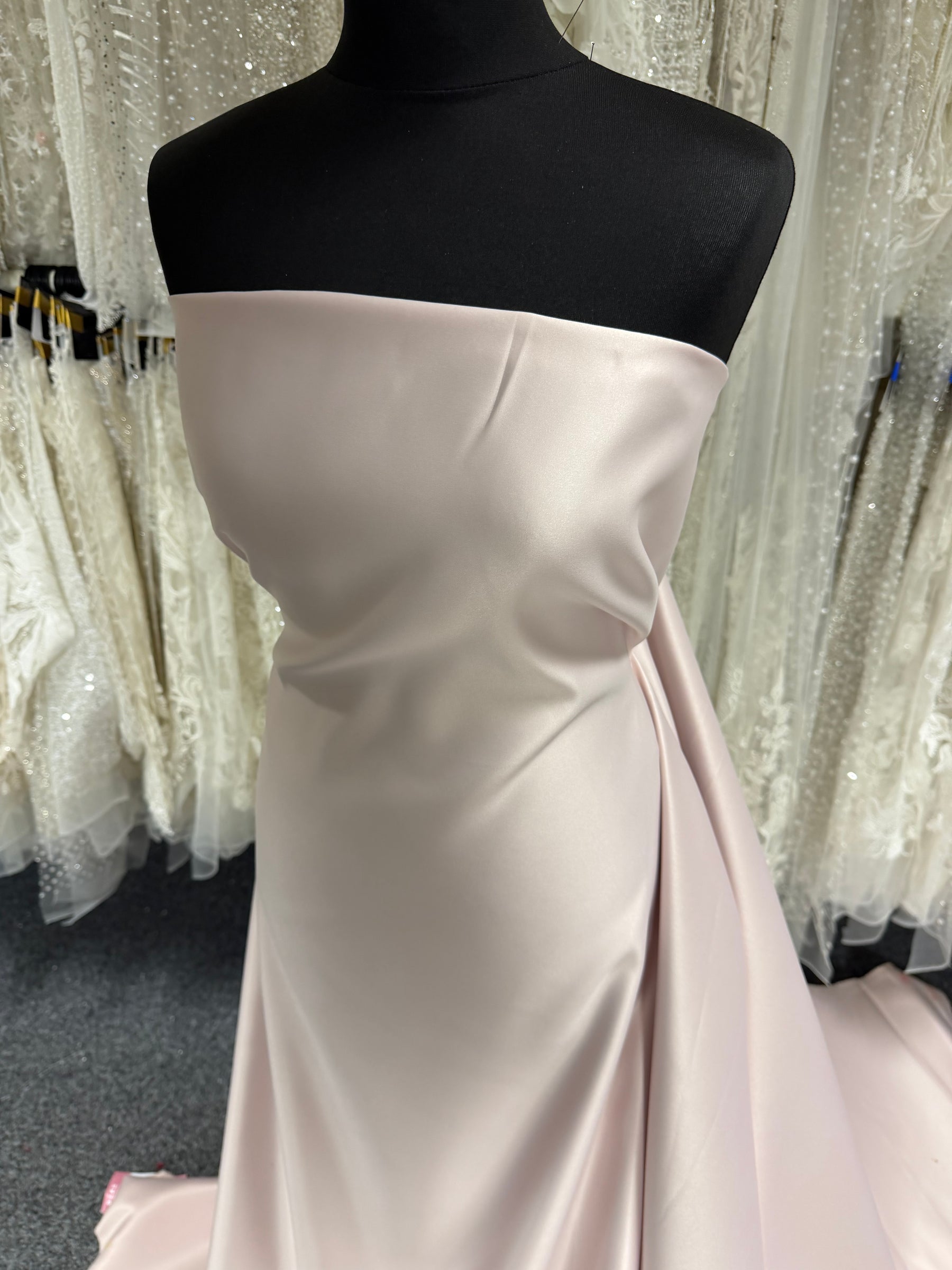 Dusky Rose Duchess Satin - P47