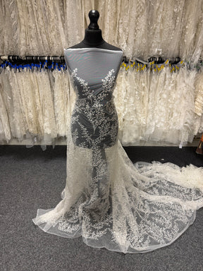 Ivory Sequin Lace - EB3065