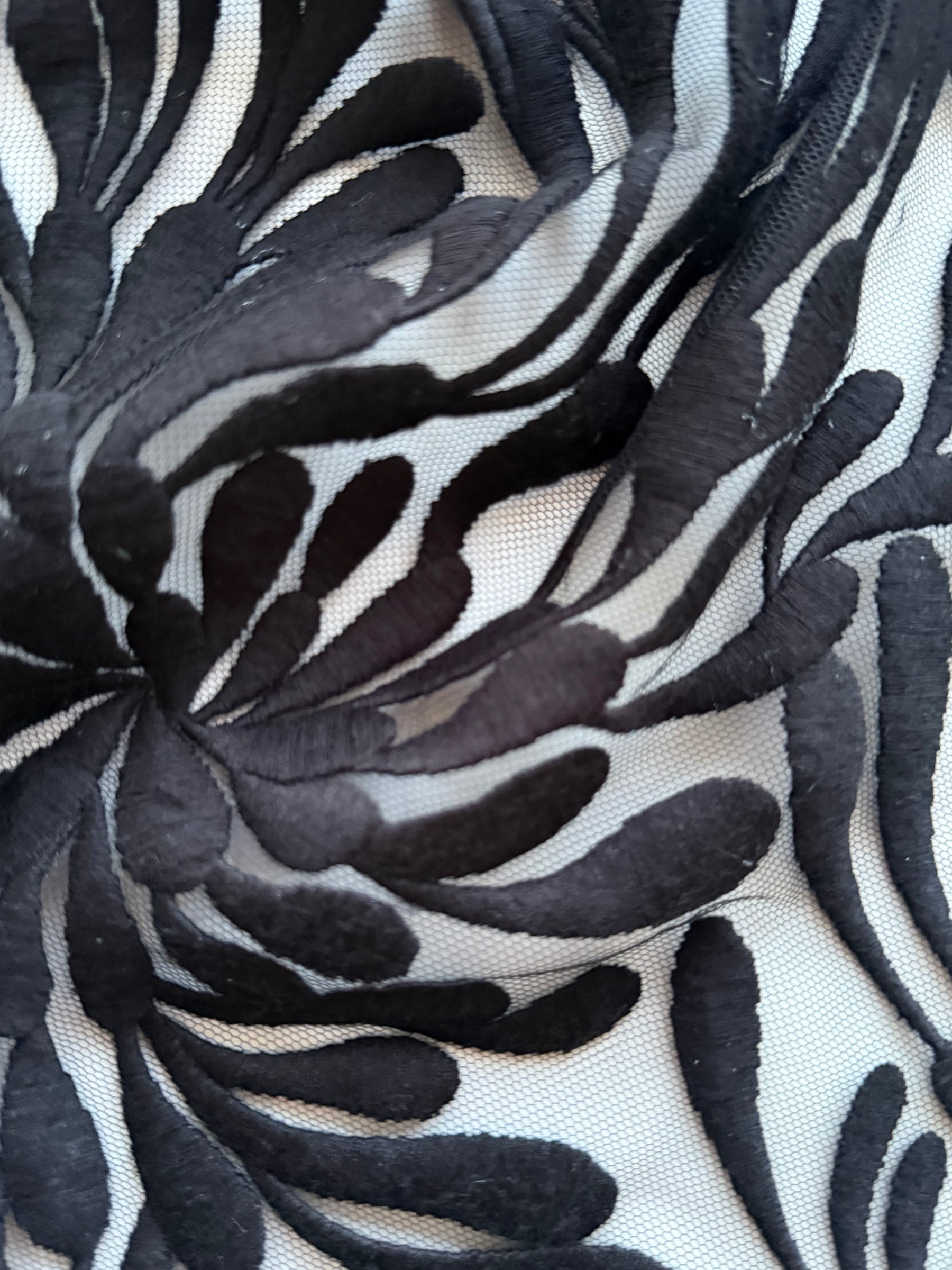 Black Embroidery Lace - EB5053