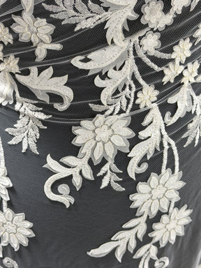 Ivory Embroidery Lace - EB5036