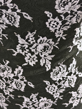 Grape & Black Chantilly Lace - P176
